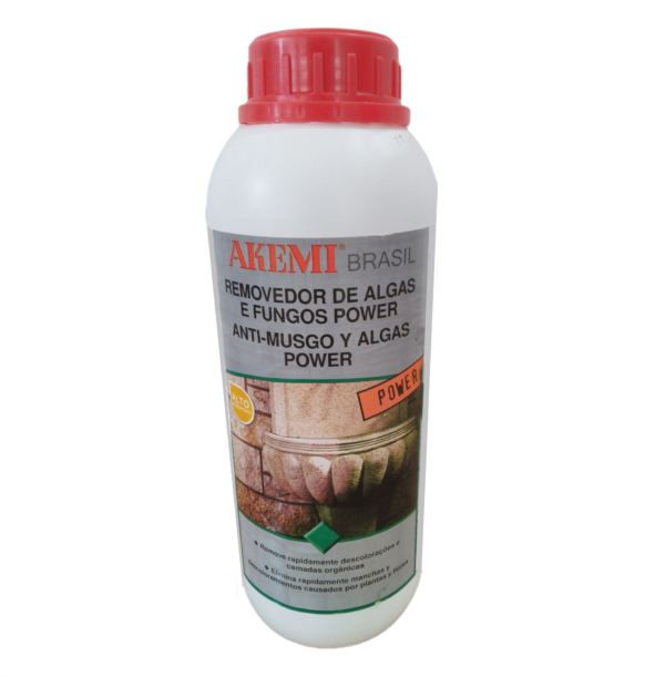 Removedor de Algas e Fungos Power Mármores Akemi 1,0 Lt